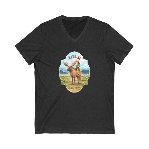 The Baygirl n' Moose Tee (V-Neck)