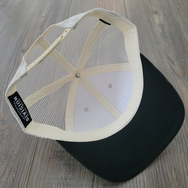 Cream/Dark Brown - Trucker Hat - Classic Country Eastern Patch