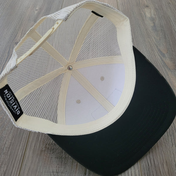 Cream/Black Camo - Trucker Hat - Classic Country Eastern Patch