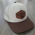 Cream/Dark Brown - Trucker Hat - Classic Country Eastern Patch