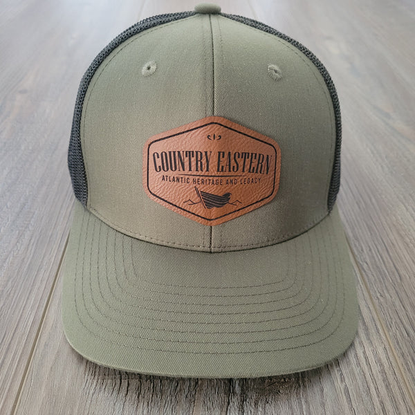 Hunter Green - Trucker Hat - Classic Country Eastern Patch