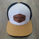 White/Gold/Navy - Trucker Hat - Classic Country Eastern