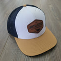 White/Gold/Navy - Trucker Hat - Classic Country Eastern
