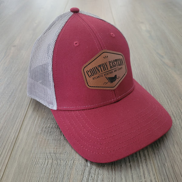 Cranberry/Grey - Trucker Hat - Classic Country Eastern