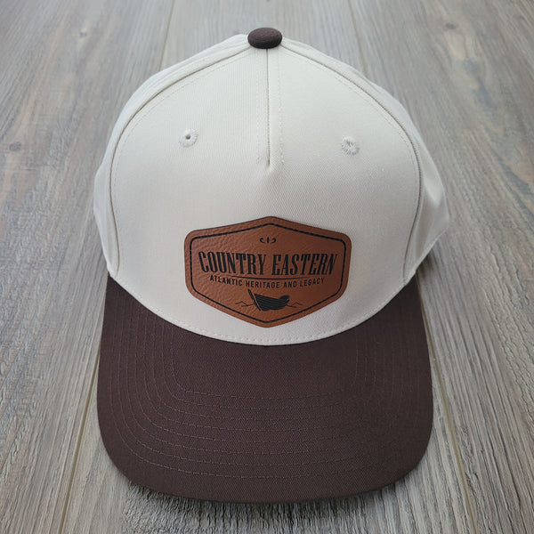 Cream/Dark Brown - Ball Cap - Classic Country Eastern