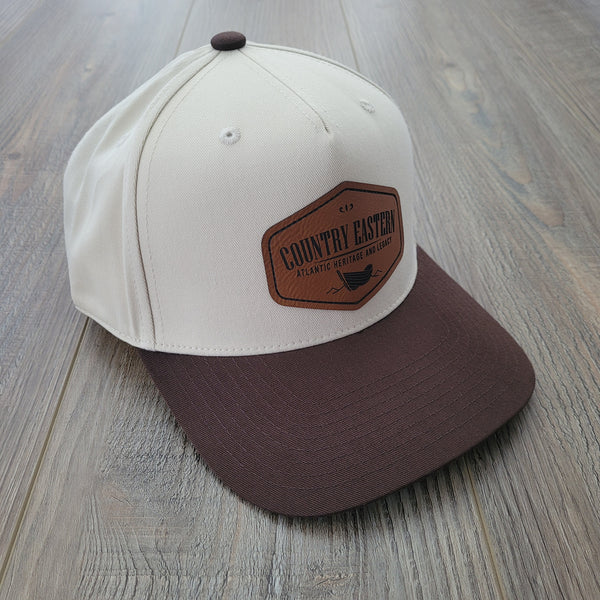 Cream/Dark Brown - Ball Cap - Classic Country Eastern