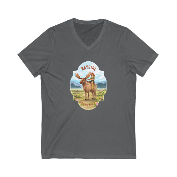 The Baygirl n' Moose Tee (V-Neck)
