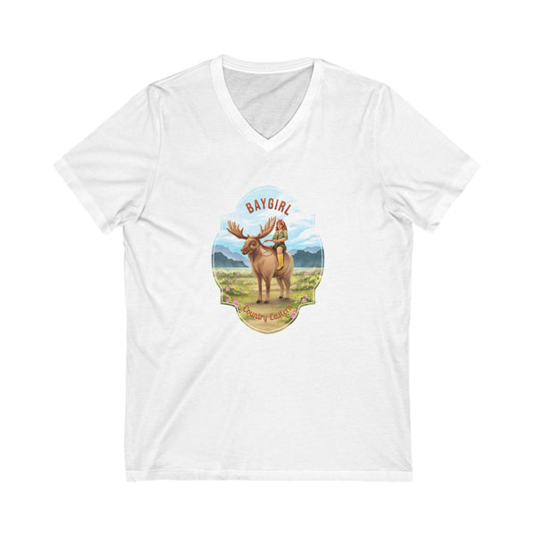 The Baygirl n' Moose Tee (V-Neck)