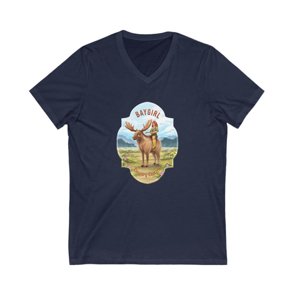 The Baygirl n' Moose Tee (V-Neck)
