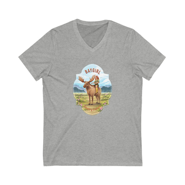 The Baygirl n' Moose Tee (V-Neck)