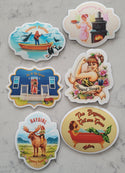 BAYGIRL CARICATURE Magnets
