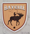 The BAYGIRL and The BAYMAN Magnets