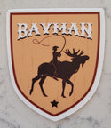 The BAYGIRL and The BAYMAN Magnets