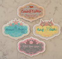 COUNTRY EASTERN, MERMAID MAGIC, FAIRY FAITH and WILD ROSE HOPE Magnets